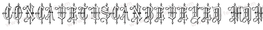 ConcavetuscanBeveled-MdmY字体转换