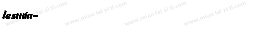 lesmin字体转换