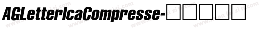 AGLettericaCompresse字体转换