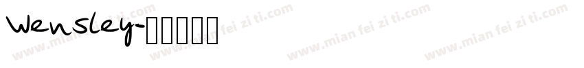 Wensley字体转换
