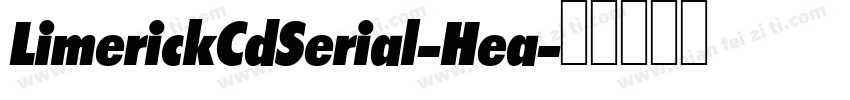 LimerickCdSerial-Hea字体转换
