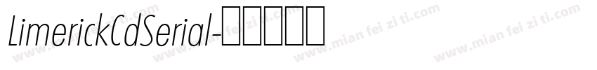 LimerickCdSerial字体转换