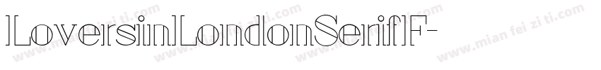 LoversinLondonSerifF字体转换