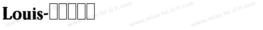 Louis字体转换