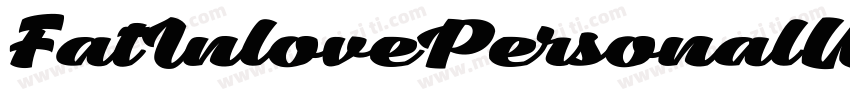 FatInlovePersonalUse字体转换
