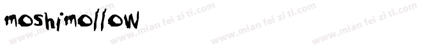 moshimollow字体转换