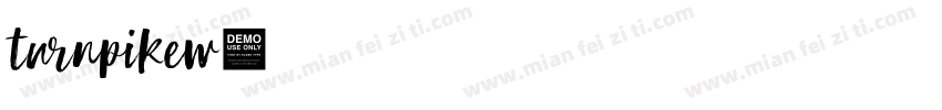 turnpikew字体转换