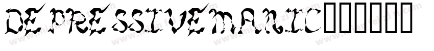 DepressiveManic字体转换