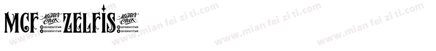 mcf_zelfis字体转换