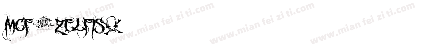 mcf_zelfis字体转换