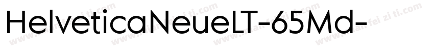HelveticaNeueLT-65Md字体转换