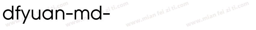 dfyuan-md字体转换