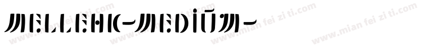MElleHK-Medium字体转换