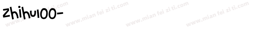 zhihu100字体转换