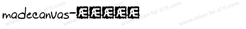 madecanvas字体转换