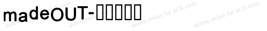 madeOUT字体转换