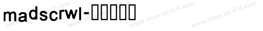 madscrwl字体转换