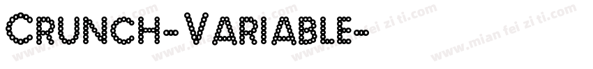 Crunch-Variable字体转换