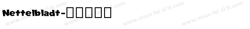 Nettelbladt字体转换