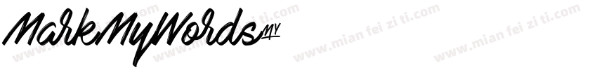 MarkMyWords字体转换