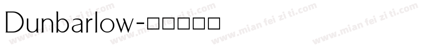Dunbarlow字体转换