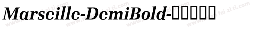 Marseille-DemiBold字体转换