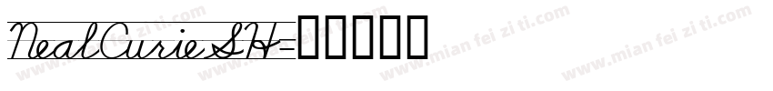 NealCurieSH字体转换