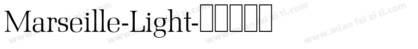 Marseille-Light字体转换