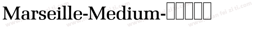 Marseille-Medium字体转换