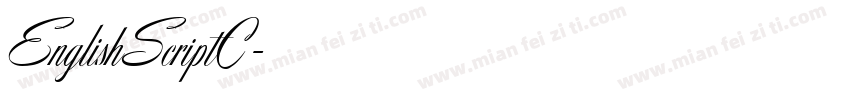 EnglishScriptC字体转换