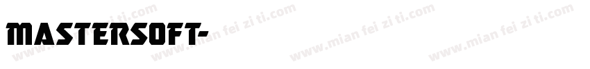 MasterSoft字体转换