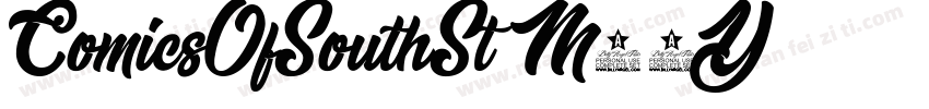 ComicsOfSouthSt-M81Y字体转换