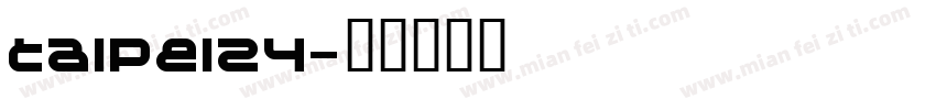 taipei24字体转换