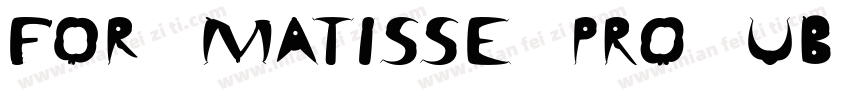 FOR-Matisse-Pro-UB字体转换
