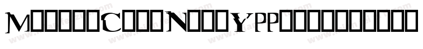 MatrixCodeNfi-YPPjotf字体转换