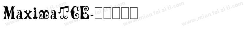 MaximaTCE字体转换