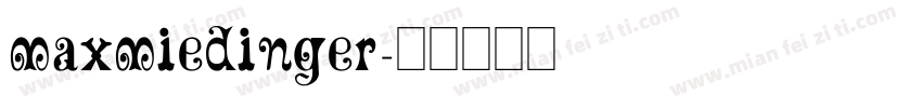 maxmiedinger字体转换