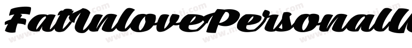 FatInlovePersonalUse字体转换