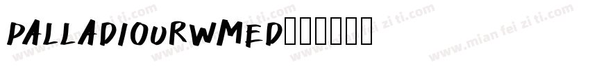 PalladioURWMed字体转换