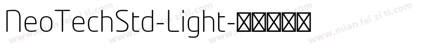 NeoTechStd-Light字体转换