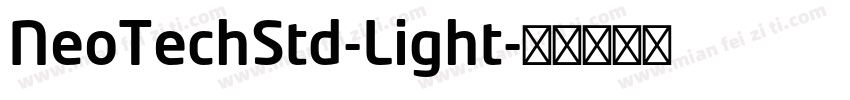 NeoTechStd-Light字体转换