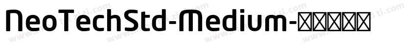 NeoTechStd-Medium字体转换