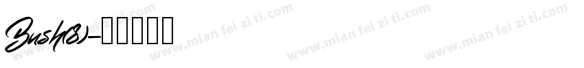 Bush(8)字体转换