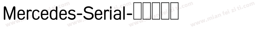 Mercedes-Serial字体转换