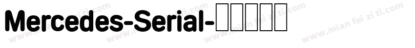 Mercedes-Serial字体转换