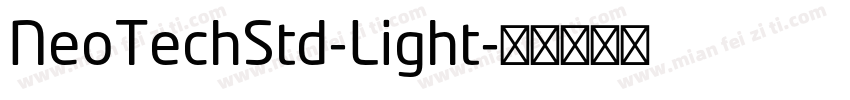 NeoTechStd-Light字体转换