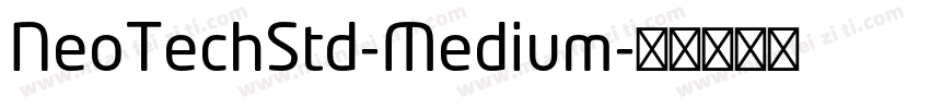 NeoTechStd-Medium字体转换