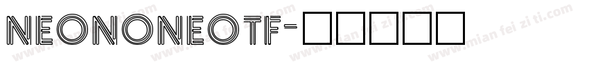 NeonOneotf字体转换