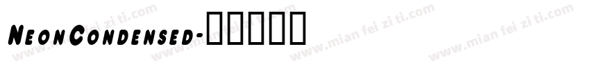 NeonCondensed字体转换