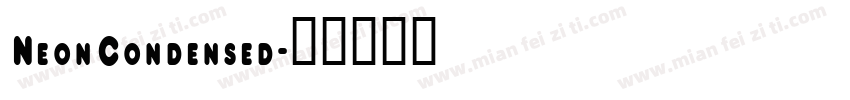 NeonCondensed字体转换